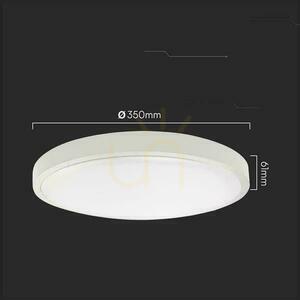 Plafond V-TAC 24W LED SAMSUNG CHIP Rund 35cm Utanpåliggande Pilot Rörelsesensor IP44 Vit VT-8624S 3000K 2500lm 5 års garanti small 3