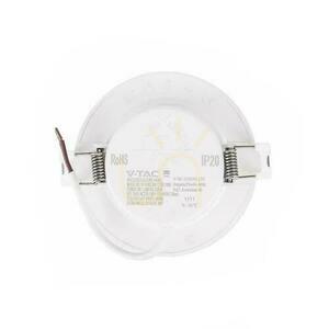 Rund infälld LED-panel V-TAC VT-61003RD-S 3W 3000K 330lm vit, Samsung-chip small 2