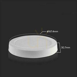 Ytpanel V-TAC 12W LED SAMSUNG CHIP Rund 167x30mm VT-60012RD-S 3000K 1200lm 5 års garanti 3 Ytpanel V-TAC 12W LED SAMSUNG CHIP Rund 167x30mm VT-60012RD-S 3000K 1200lm 5 års garanti small 3