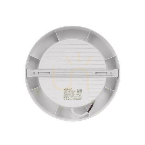 Kontrollera Ytpanel V-TAC 12W LED SAMSUNG CHIP Rund 167x30mm VT-60012RD-S 6500K 1200lm 5 års garanti