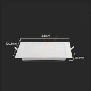 V-TAC 6W LED SAMSUNG CHIP infälld panel fyrkantig 120x120mm VT-61006SQ-S 4000K 660lm small 3