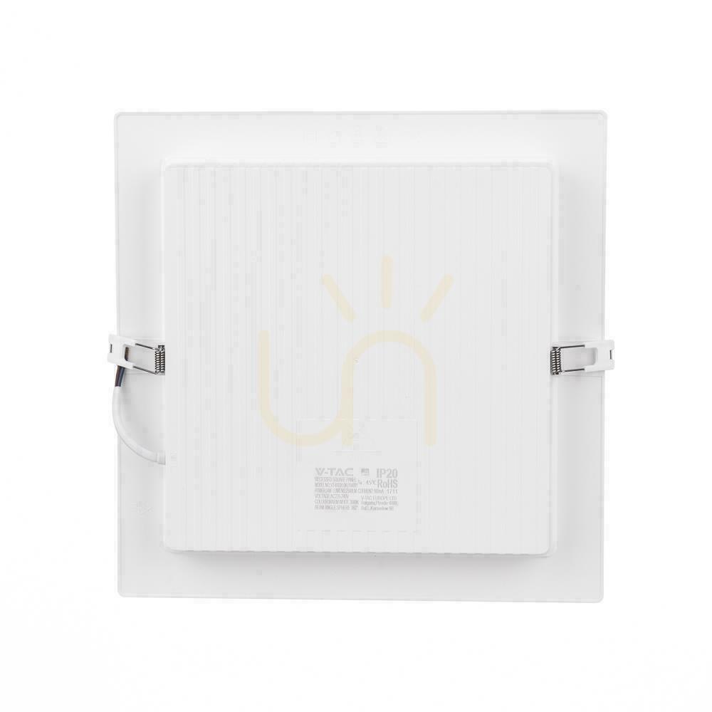 Förhandsvisning V-TAC Infälld panel 12W LED SAMSUNG CHIP Square 170x170mm VT-61012SQ-S 3000K 1200lm V-TAC Infälld panel 12W LED SAMSUNG CHIP Square 170x170mm VT-61012SQ-S 3000K 1200lm