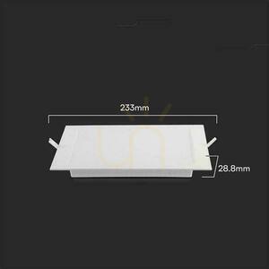 V-TAC 18W LED SAMSUNG CHIP infälld panel fyrkantig 220x220mm VT-61018SQ-S 6500K 1980lm 3 V-TAC 18W LED SAMSUNG CHIP infälld panel fyrkantig 220x220mm VT-61018SQ-S 6500K 1980lm small 3