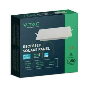 V-TAC 18W LED SAMSUNG CHIP infälld panel fyrkantig 220x220mm VT-61018SQ-S 6500K 1980lm 4 V-TAC 18W LED SAMSUNG CHIP infälld panel fyrkantig 220x220mm VT-61018SQ-S 6500K 1980lm small 4