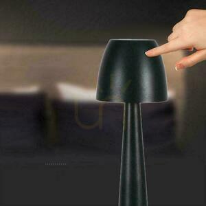 V-TAC 3W LED 37cm skrivbordslampa Nattlampa USB-laddning Dimbar Svart VT-75001 3000K-6000K 110lm. small 3