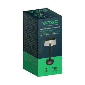 V-TAC 3W LED nattduksbordslampa 28cm USB-laddning Dimbar Svart VT-75002 3000K-6000K 110lm small 2