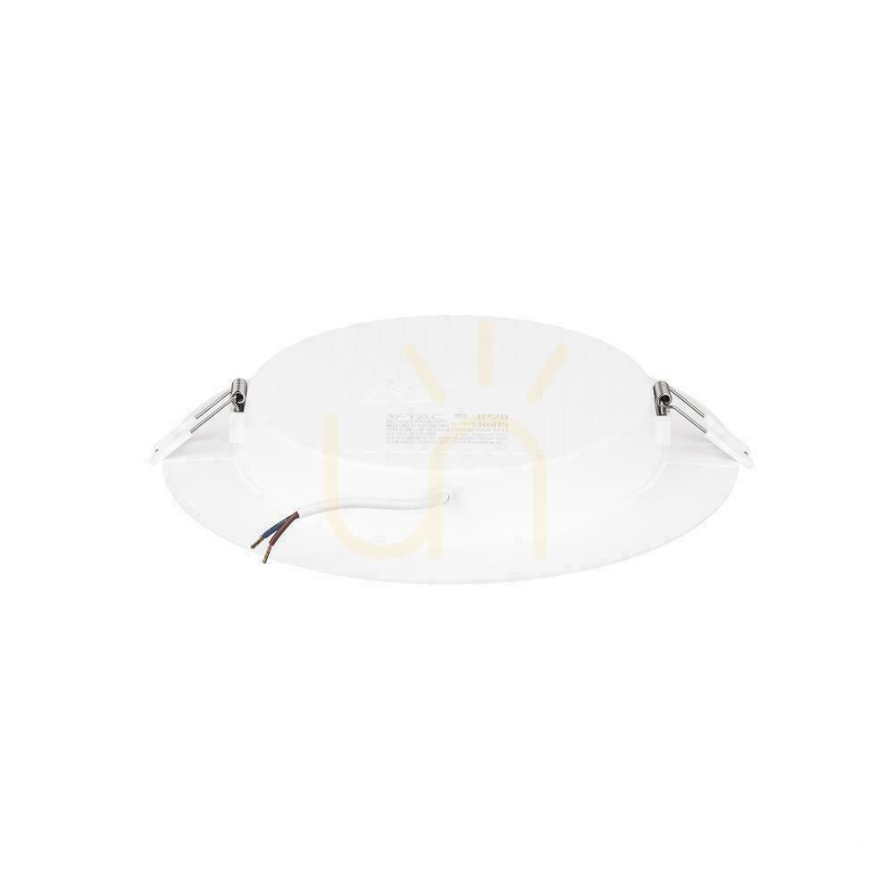 Utsikt V-TAC 18W LED SAMSUNG CHIP Infälld panel rund 220x28mm VT-61018RD-S 6500K 1980lm 5 års garanti V-TAC 18W LED SAMSUNG CHIP Infälld panel rund 220x28mm VT-61018RD-S 6500K 1980lm 5 års garanti