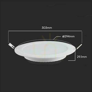V-TAC 24W LED SAMSUNG CHIP Infälld panel rund 294x29mm VT-61024RD-S 3000K 2500lm 5 års garanti 3 V-TAC 24W LED SAMSUNG CHIP Infälld panel rund 294x29mm VT-61024RD-S 3000K 2500lm 5 års garanti small 3