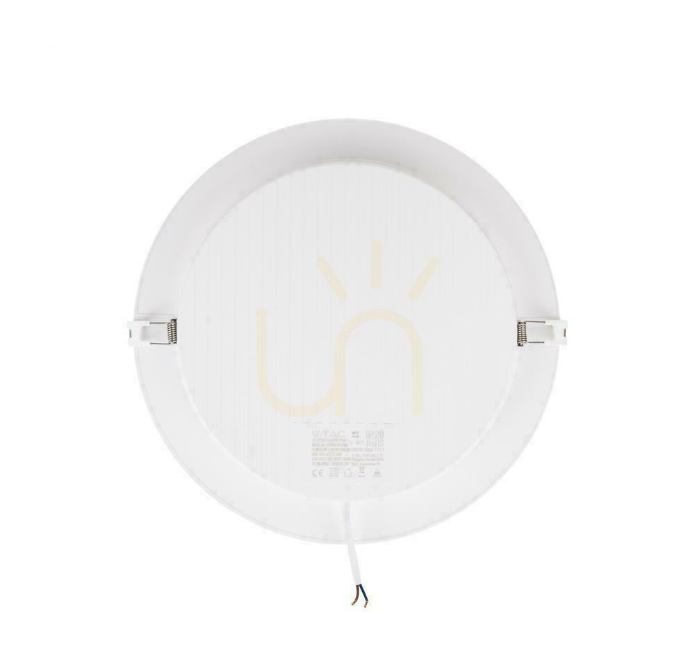 Förhandsvisning V-TAC 24W LED SAMSUNG CHIP Infälld panel rund 294x29mm VT-61024RD-S 6500K 2640lm 5 års garanti V-TAC 24W LED SAMSUNG CHIP Infälld panel rund 294x29mm VT-61024RD-S 6500K 2640lm 5 års garanti