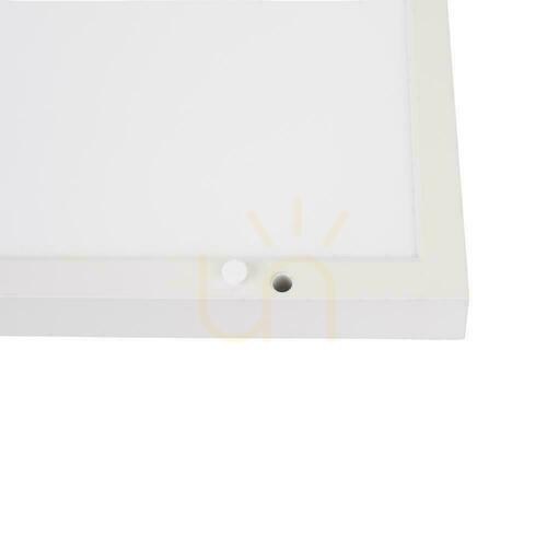 Kontrollera LED-panel V-TAC 36W 600x600 LED-bakgrundsbelysning 33mm 120Lm/W 3in1 utanpåliggande infälld montering VT-61037 6500K 4320lm