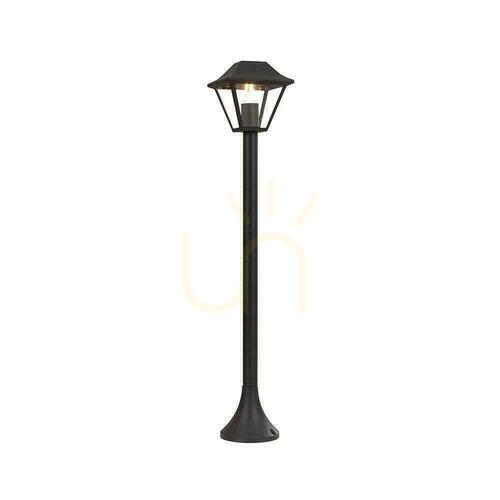 Kontrollera V-TAC Trädgårdsstolpe 1XE27 95cm IP44 Svart VT-845 3 års garanti