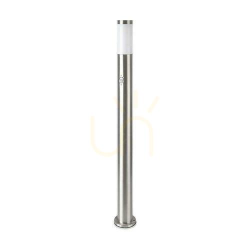 Kontrollera Trädgårdsstolpe V-TAC 110CM Borstat stål Rörelsesensor E27 VT-838-110