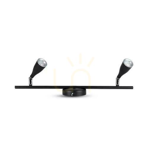 Kontrollera V-TAC 9W LED takarmatur svart VT-810 4000K 840lm 3 års garanti