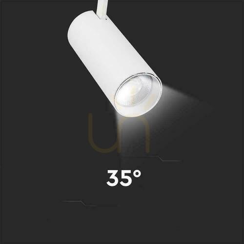 Kontrollera 3F V-TAC bussvägsarmatur 40W LED 35st CCT CRI90+ Vit VT-47050 2700K-4000K-6000K 3150lm