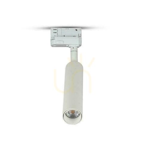 Kontrollera 7W LED V-TAC Rail 3F SAMSUNG CHIP CRI90+ Vit VT-407 3000K 420lm 5 års garanti armatur
