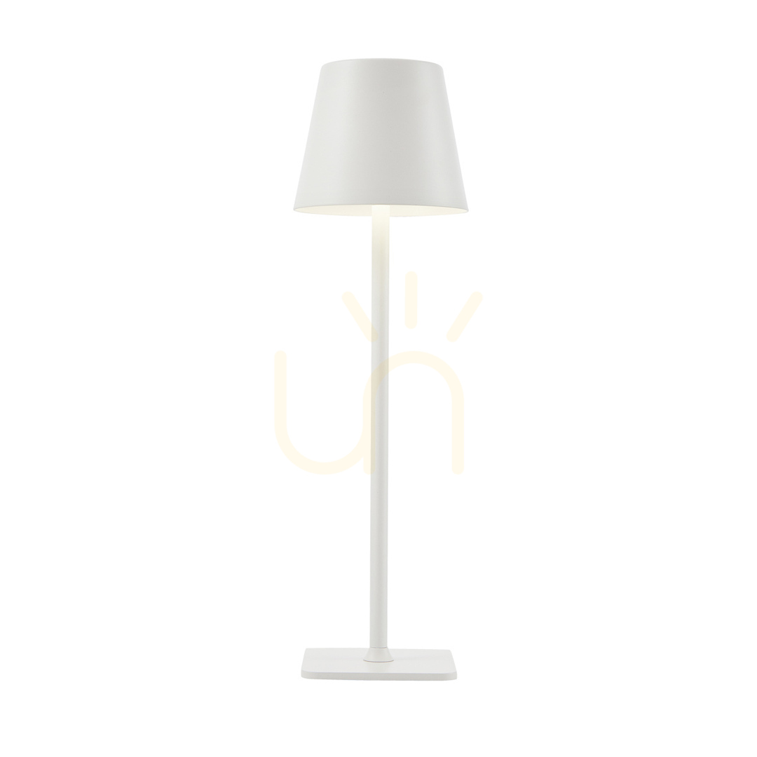 Kontrollera Skrivbordslampa Italux Atlis LED vit 5W dimbar TB-2821-WH Skrivbordslampa Italux Atlis LED vit 5W dimbar TB-2821-WH
