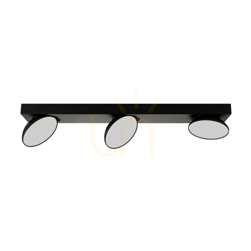 Kontrollera Spotlight Italux Castelio LED 3x 4000K svart 46 cm SPL-31976-3B-BK