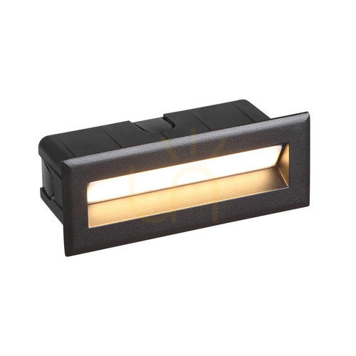 Kontrollera Utomhus infälld LED-lampa Italux svart aluminium IP65 3000K ONFL-0352-3K
