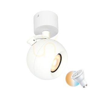 Spotlight Italux Vit GU10 LED Aluminium 10 cm SPL-45379-1R-WH 0 Spotlight Italux Vit GU10 LED Aluminium 10 cm SPL-45379-1R-WH small 0