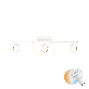Italux Lafin vit takspotlight med 3 spotar GU10 SPL-45379-3-WH small 0