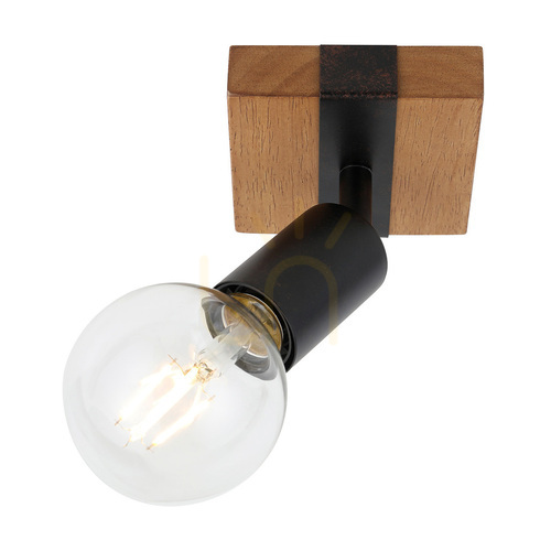 Kontrollera Spotlight Italux Molini Svart E27 SPL-2079-1
