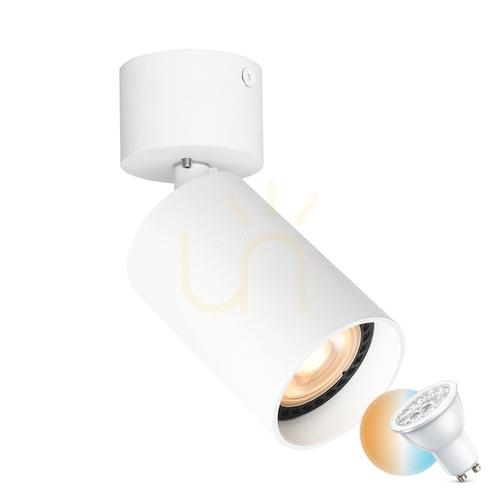 Kontrollera Spotlight Italux Nesto GU10 vit aluminium SPL-23436-1R-WH