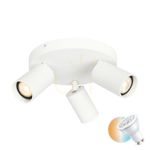 Spotlight Italux Nesto 3xGU10 Vit Aluminium 22 cm SPL-23436-3R-WH 0 Spotlight Italux Nesto 3xGU10 Vit Aluminium 22 cm SPL-23436-3R-WH small 0