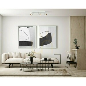 Italux Nesto vit takspotlight med 3 ljuskällor GU10 SPL-23436-3-WH small 1