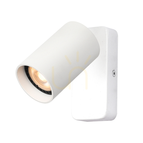 Kontrollera Italux Vägglampa Vit GU10 Skans Aluminium WL-23436-1-WH