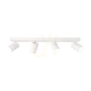 Vit takspotlight Italux Selma med 4 LED-spothuvuden, 4000 K, SPL-31983-4B-WH small 0