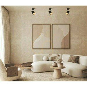 Italux Tino spotlight svart och guld GU10 max 10 W SPL-36748-1R-BK-GD small 1