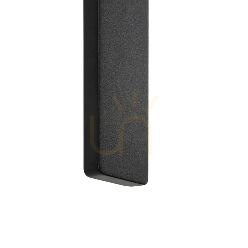 Kontrollera Nowodvorski DEMI LED L 11558 svart vägglampa för utomhusbruk