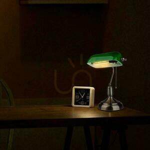 V-TAC Banker's Lamp E27 Old Gold Green Shade VT-7151-GR 5 års garanti small 1