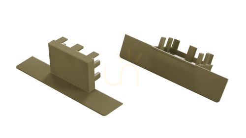 Kontrollera Ändlock för LUMINES akin-profil Reed Green RAL 6013 12-1566-01