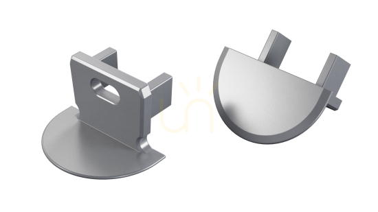 Kontrollera ALU LUMINES axin silveranodiserad plugg med hål ALU LUMINES axin silveranodiserad plugg med hål