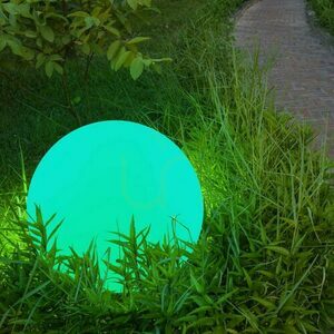 Solar trädgårdsboll 20 cm RGBW med fjärrkontroll small 9