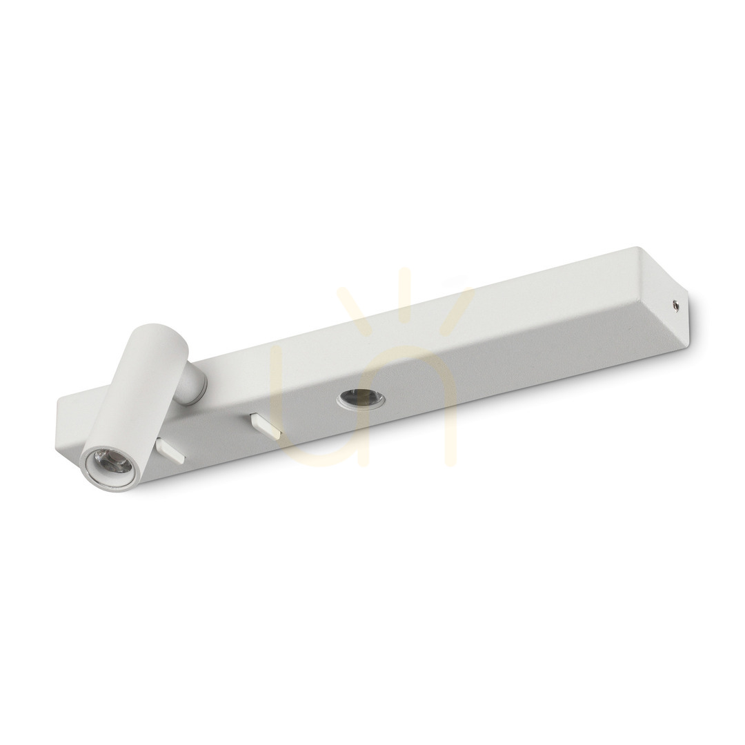 Kontrollera Vägglampa Ideallux BONNE NUIT vit LED 22 cm 336794 Vägglampa Ideallux BONNE NUIT vit LED 22 cm 336794