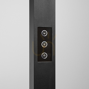 Golvlampa Ideallux Comfort svart LED dimbar 197 cm 336220 small 1