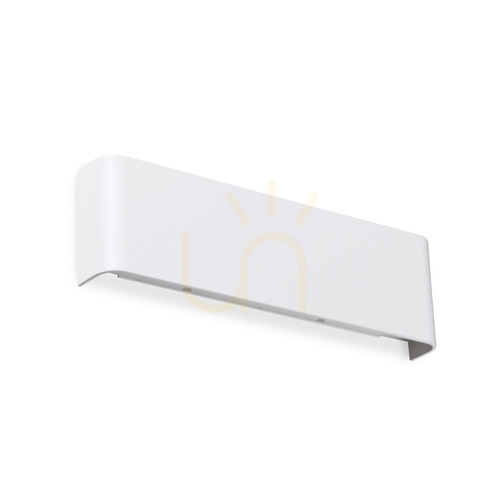 Kontrollera Vägglampa Ideallux Delta vit LED 30 cm 4000K 10W 345161