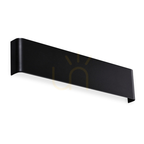 Kontrollera Vägglampa Ideallux Delta 345208 svart LED 14W 4000K Ø41 cm