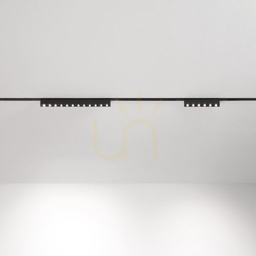 Kontrollera Spårljus Ideallux Deva 332758 svart LED 5W 3000K aluminium