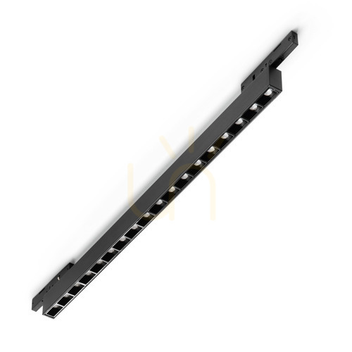 Kontrollera Spårljus Ideallux DEVA Accent svart LED 14W 3000K 332710