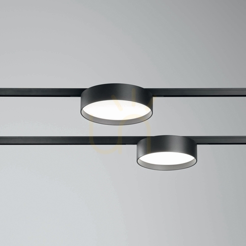 Kontrollera Spårljus Ideallux DEVA DISC svart LED 10W 3000K 332864