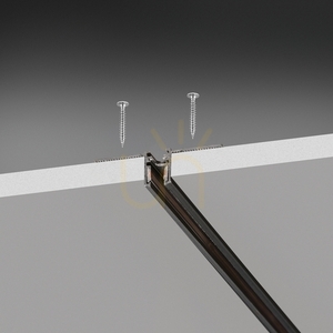 Inbyggnadsprofil Ideallux DEVA 332529 svart aluminium 100 cm 2 Inbyggnadsprofil Ideallux DEVA 332529 svart aluminium 100 cm small 2