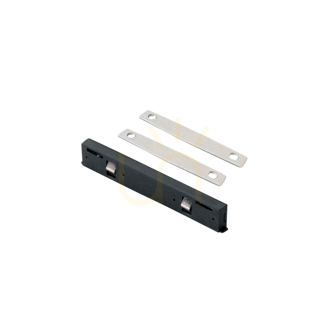 Kontrollera Linjär koppling Ideallux DEVA recessed svart aluminium 8 cm 339399 Linjär koppling Ideallux DEVA recessed svart aluminium 8 cm 339399