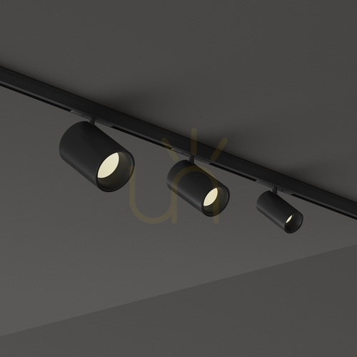 Kontrollera Spårljus Ideallux DEVA 332819 svart LED 8W 3000K aluminium