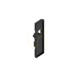 Ändlock Ideallux EGO svart aluminium 9 cm 322858 small 0