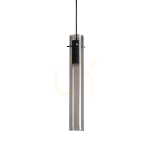 Kontrollera Taklampa Ideallux FLAM 321042 rökfärgat glas LED 10W krom