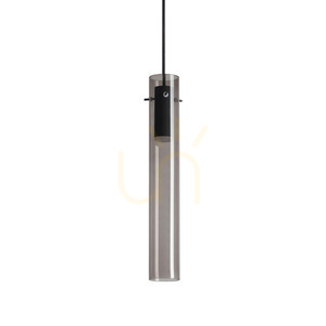 Taklampa Ideallux FLAM 321042 rökfärgat glas LED 10W krom 0 Taklampa Ideallux FLAM 321042 rökfärgat glas LED 10W krom small 0