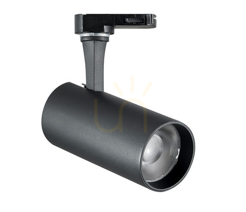 Kontrollera Spårljus Ideallux FOX svart 25W 2700K 3-fas 340937